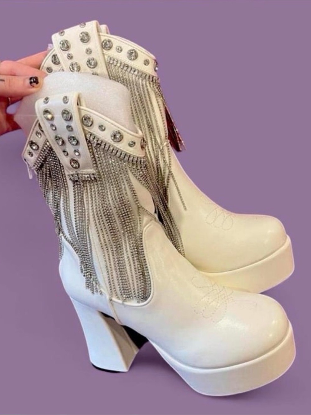 Sugar Thrilz x Dolls Kill - Twinkle Love Platform Boots